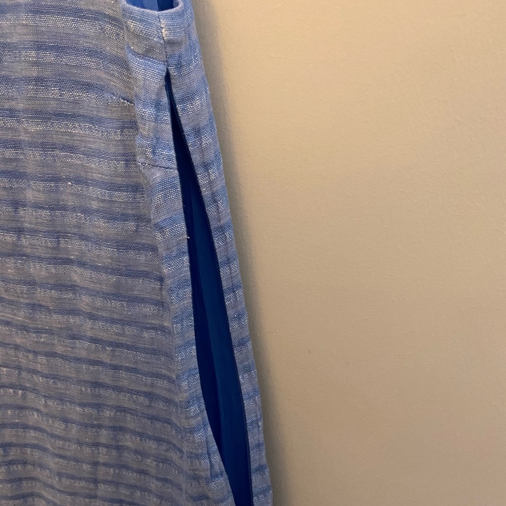 Vineyard Vines Linen Embroidered Sleeveless Dress - Picture 3 of 6